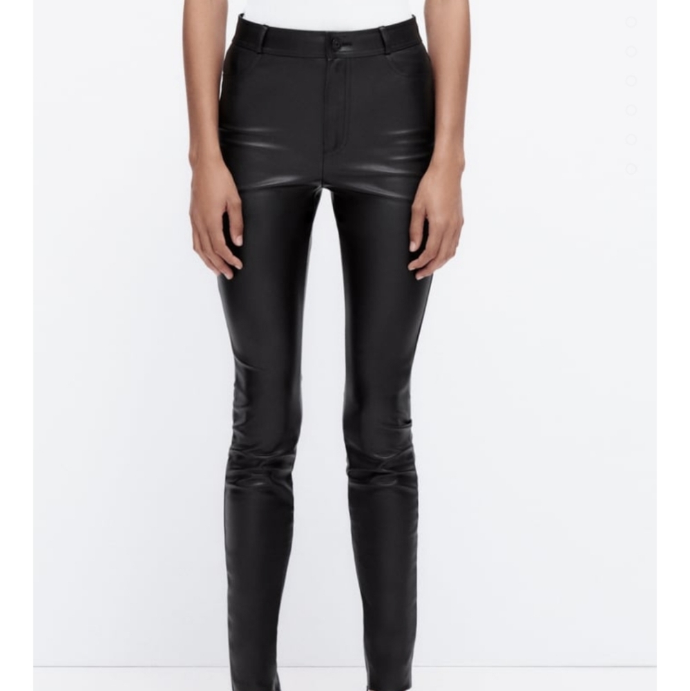 Zara faux leather leggings - Picture 7 of 8